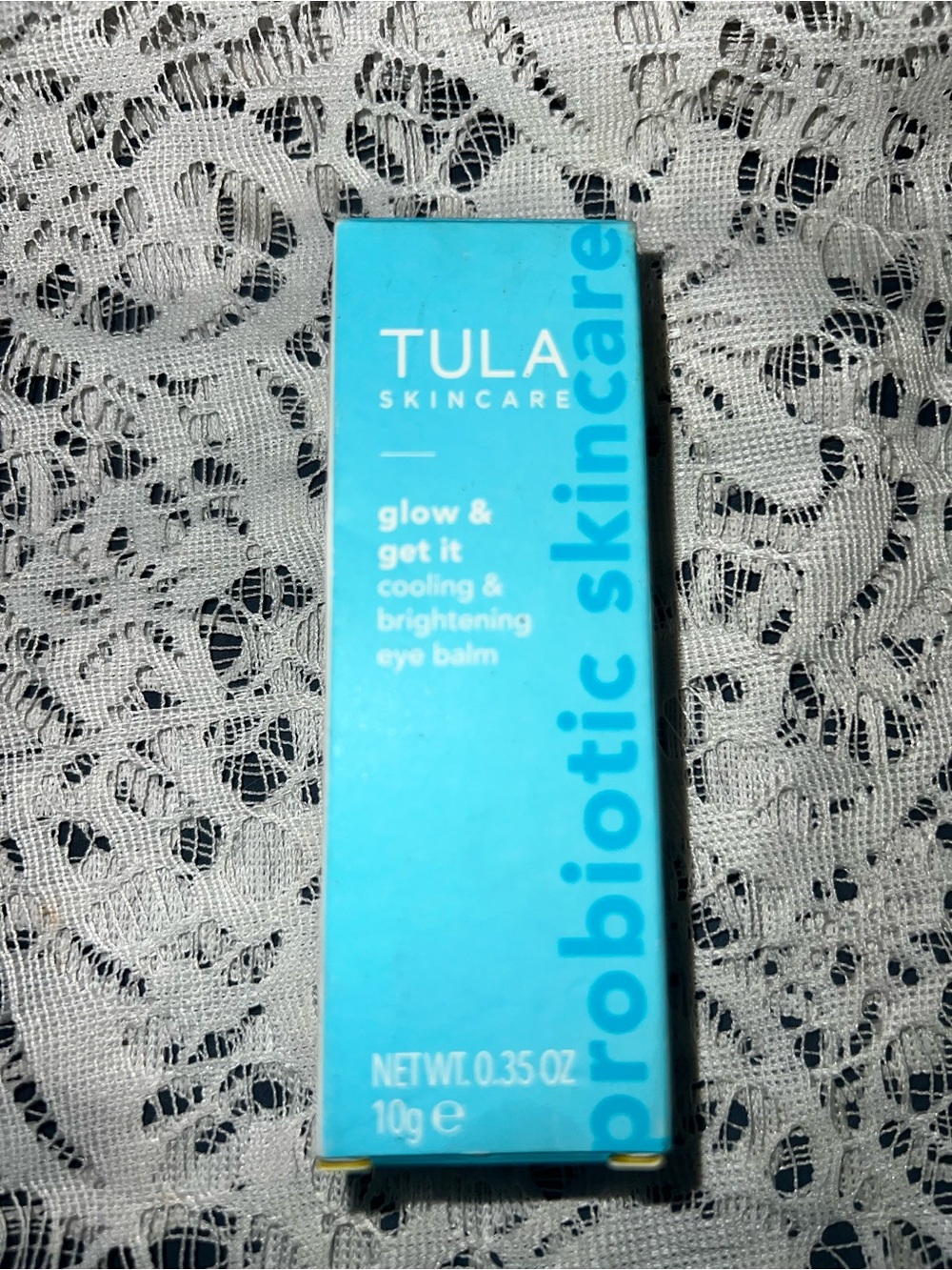 Tula Skincare Glow & Get It Cooling &  Brightening Eye Balm NEW